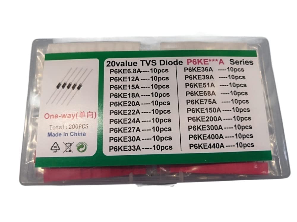 Kit diodi TVS P6KE6.8 A/CA 12-440V 200 PZ Transistor