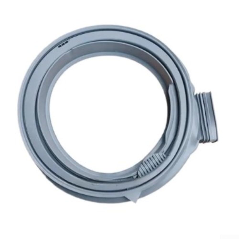 DC64-03875A - Manguito para puerta de lavadora con carga frontal, para junta de goma resistente como repuesto para evitar fugas de agua, junta de puerta gris tamaño estándar