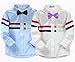 Ergonflow Solid Color Adjustable Boys Kids Bow Tie Collection - 20 Mixed Color/20pcs