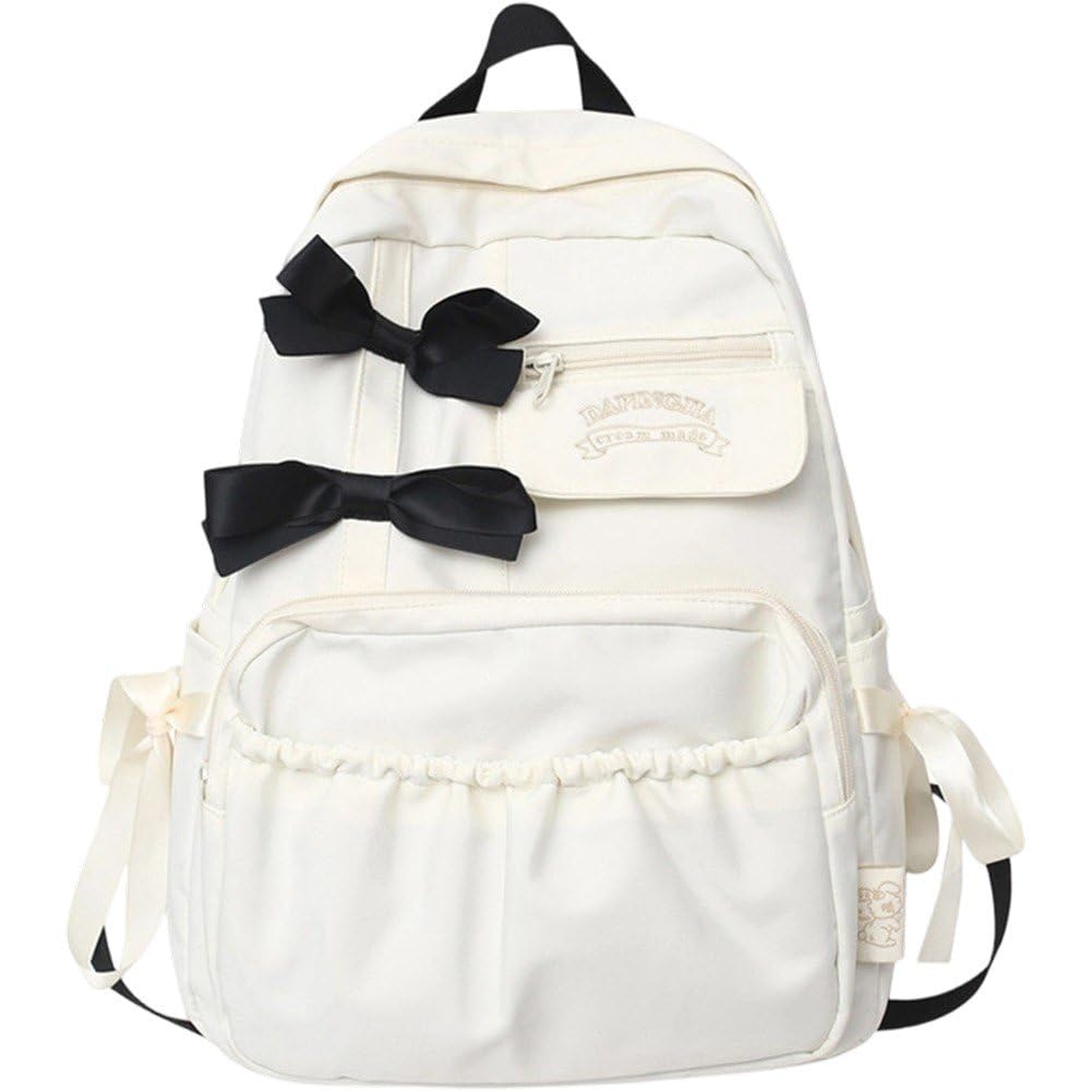 Sac à dos pour femme à nœud papillon au style décontracté unique