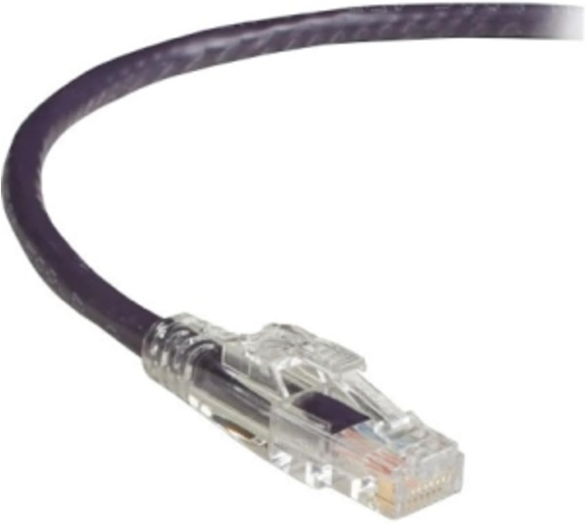 Black Box GigaTrue 3 CAT6 550-MHz Lockable Patch Cable (UTP) - Violet 7-ft. (2.1-m)