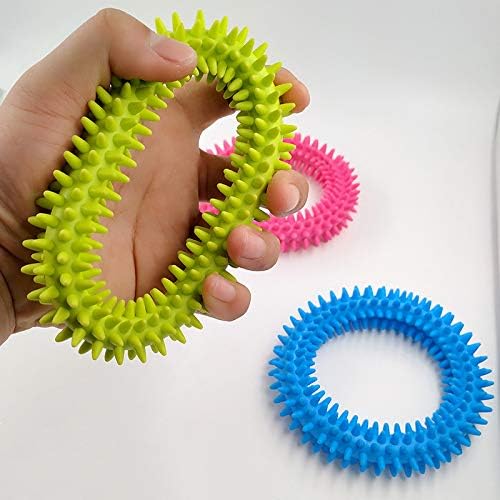DorimeDorime Spiky Sensory Tactile Ring Kids Antistress Bracelet Fidget Toy For Classroom/Office Autism Increase Focus Relieve Stress 2pcs