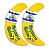 Captain Catnip Cat Banana Toy, Kitten Interactive Toy, Fun Playing Cat Toy, Filled with Organic Catnip for Indoor Cats (Pack of 2)