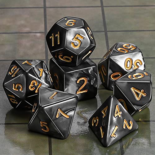 Image of CiaraQ 7pcs Polyhedral Dice Set for Dungeon and Dragons MTG Table Games