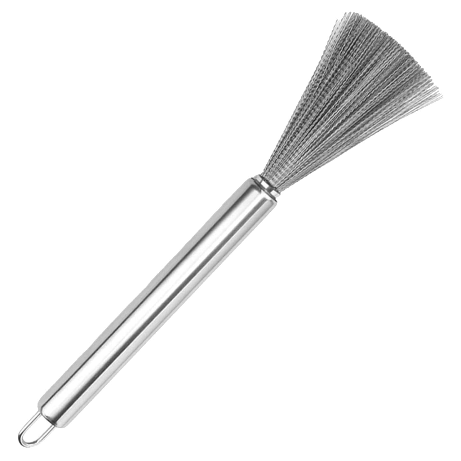 Wire Brush Stainless Steel Cleaning Brush Cast Iron Scrubber for Pots Efficient Dish Scraper With Long Handle Grip Utensil Flexible Steel Scrubber (1)-image-33