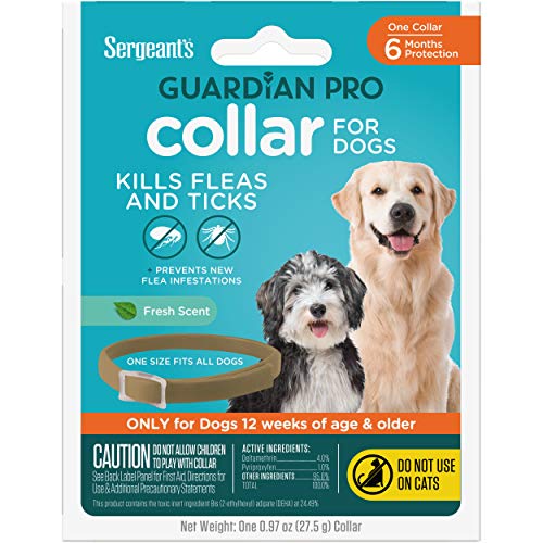 Sergeant's Guardian Pro Flea & Tick Collar for Dogs, Kills Fleas & Ticks, Long Lasting Protection for 6 Months, Fresh… - Image 3