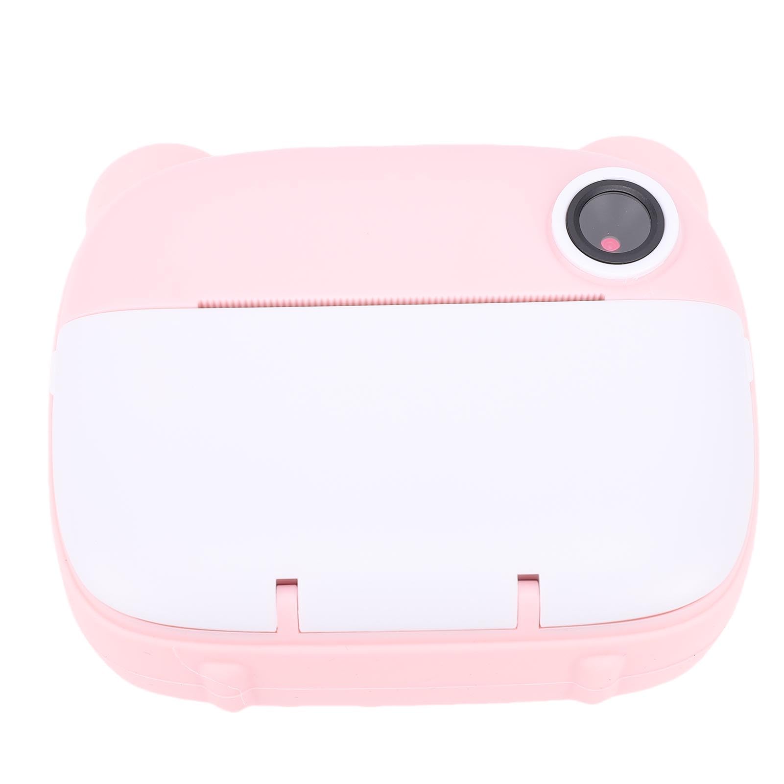 POENVFPO Cámara de Impresión Instantánea, Cámara Digital Portátil HD de Doble Lente de 48 MP para Niños con Tarjeta de 32 GB y Papel de Impresión, de Cumpleaños y Vacaciones