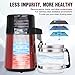 DC HOUSE Upgrade 1 Gallon Water Distiller, 4L Stainless Steel Home Countertop Drinking Pure Water Distiller Machine with On Off Switch, Glass Container