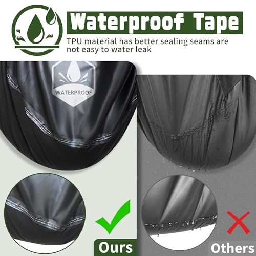 Rimwig Outdoor Garden Furniture Covers Waterproof, Heavy Duty Patio Furniture Set Cover for Outside, Rattan Sofa Cover for Patio Table and Chair Set Rectangular 242x182x100cm 2 Rimwig Outdoor Garden Furniture Covers Waterproof, Heavy Duty Patio Furniture Set Cover for Outside, Rattan Sofa Cover for Patio Table and Chair Set Rectangular 242x182x100cm - Image 2