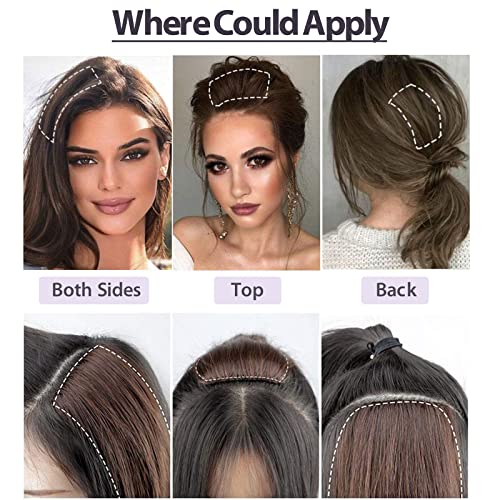 Isheeny Clip In Human Hair Extensions 8Inch Short Hair Extensions Clip In Human Hair One Piece Clip In Hairpieces Blonde For Women With Short Hair Adding Hair Volume #TOP4