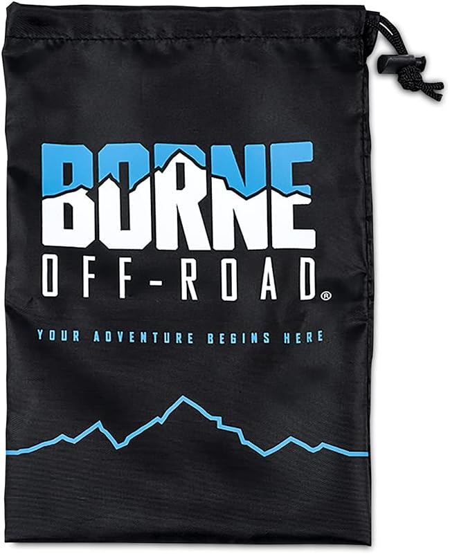 Borne オフロード ソフトシャックル、7/16インチ、グリーン