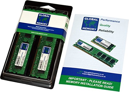 GLOBAL MEMORY 32GB (2 x 16GB) DDR4 2133MHz PC4-17000 288-PIN DIMM Memoria RAM per PC Desktop/SCHEDE Madre