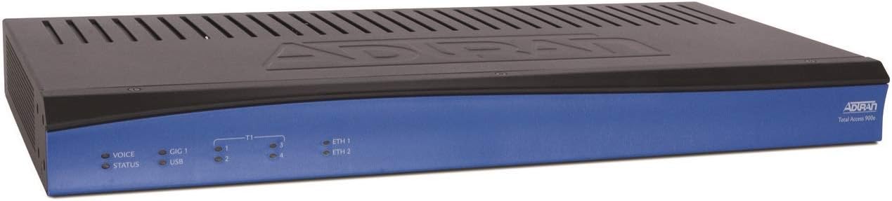 Adtran Total Access 908e Gen 3 - Router - Desktop, Rack-mountable, wall-mountable - Black/Blue 4243908F1