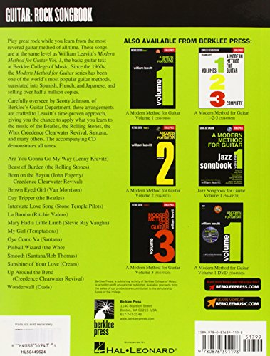 A Modern Method for Guitar Rock Songbook image 4