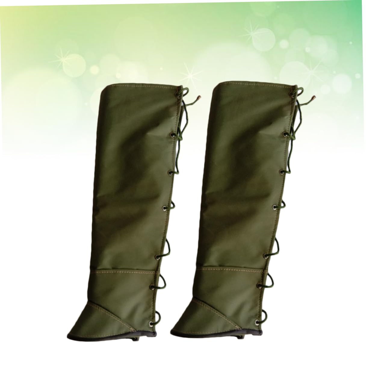 Protège-Jambes Extérieur Jungle Anti- Anti-Rayure en Toile Verte