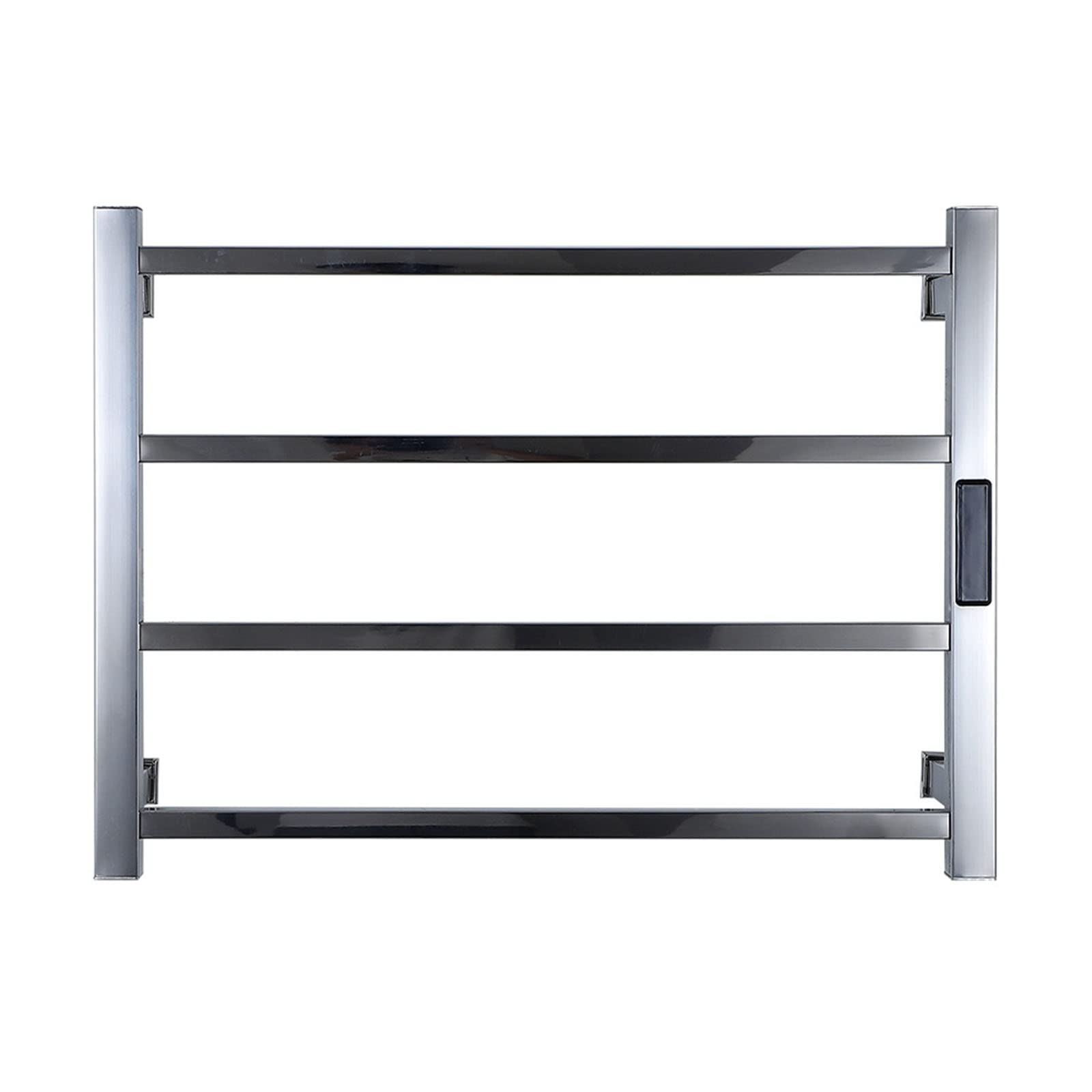 Calentador eléctrico de toallas en acero inoxidable duradero con estante superior de 60x45cm
