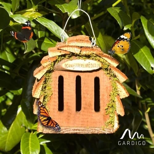 Relaxdays Casetta Per Coccinelle, Legno D'Abete, Da Appendere E Poggiare, Giardino E Balcone HLP 22x17x10 Cm Naturale 91343781