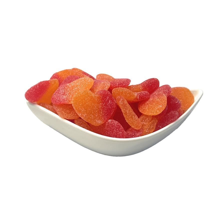YANKEETRADERS Peach Gummy Hearts 2 Pounds miniatura 5