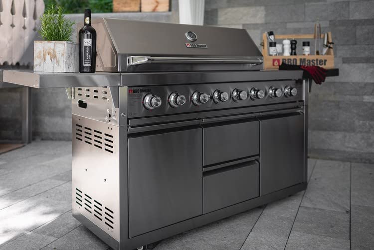 BBQ Master XXL Pro Edelstahl Gasgrill