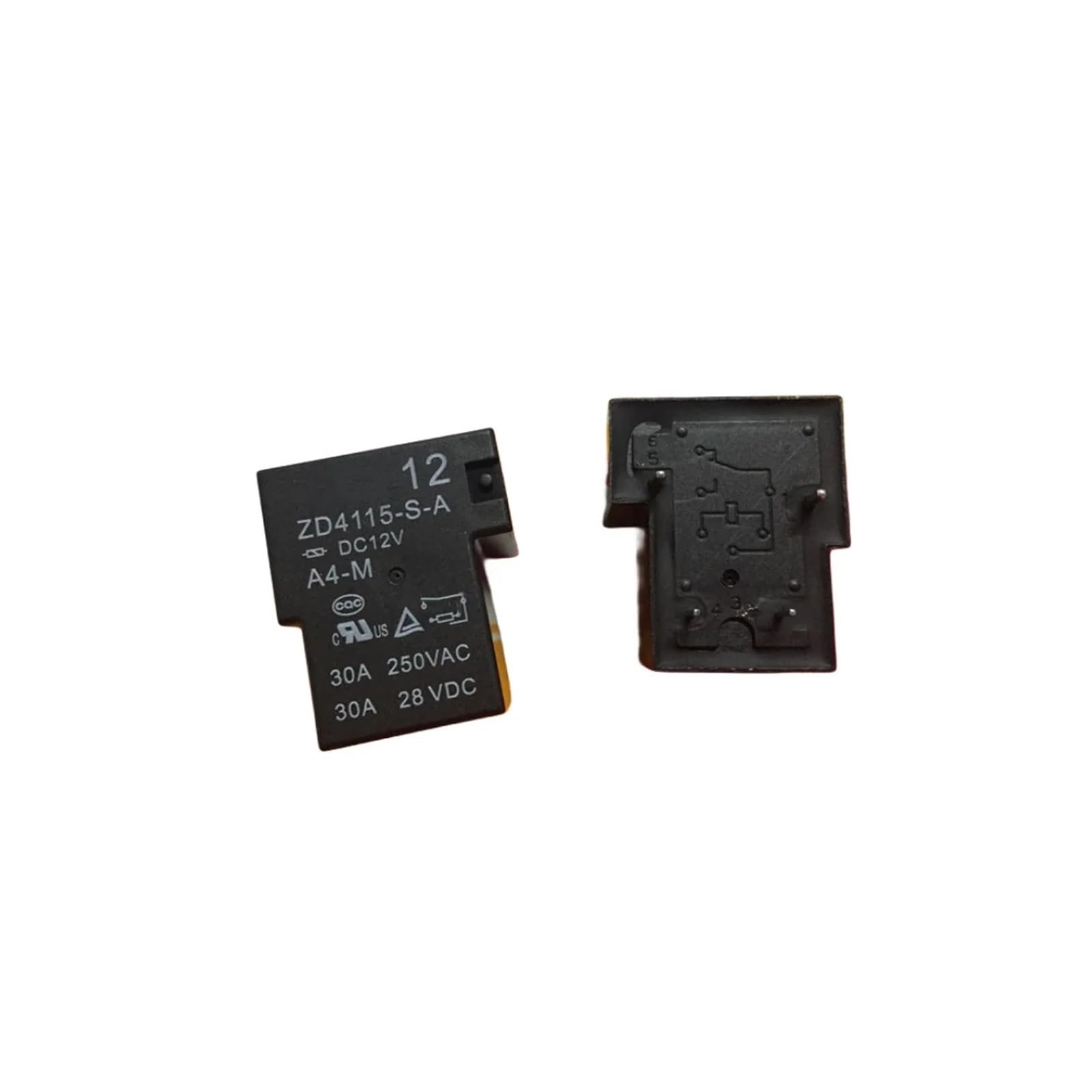 Relais 12V ZD4115 pour remplacer un commutateur défectueux 40A 250VAC 4PIN
