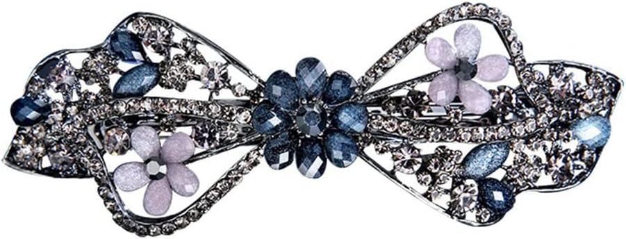 ヘアクリップ 後頭部 リボン ショートヘア ヘッドドレス ミディアム スプリングクリップ トップクリップ ヘアカード