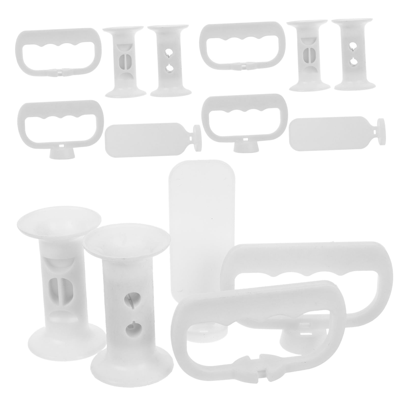 BESPORTBLE Cheerleading Poms Handles 25pcs for Sports Dance Cheer Sticks for School