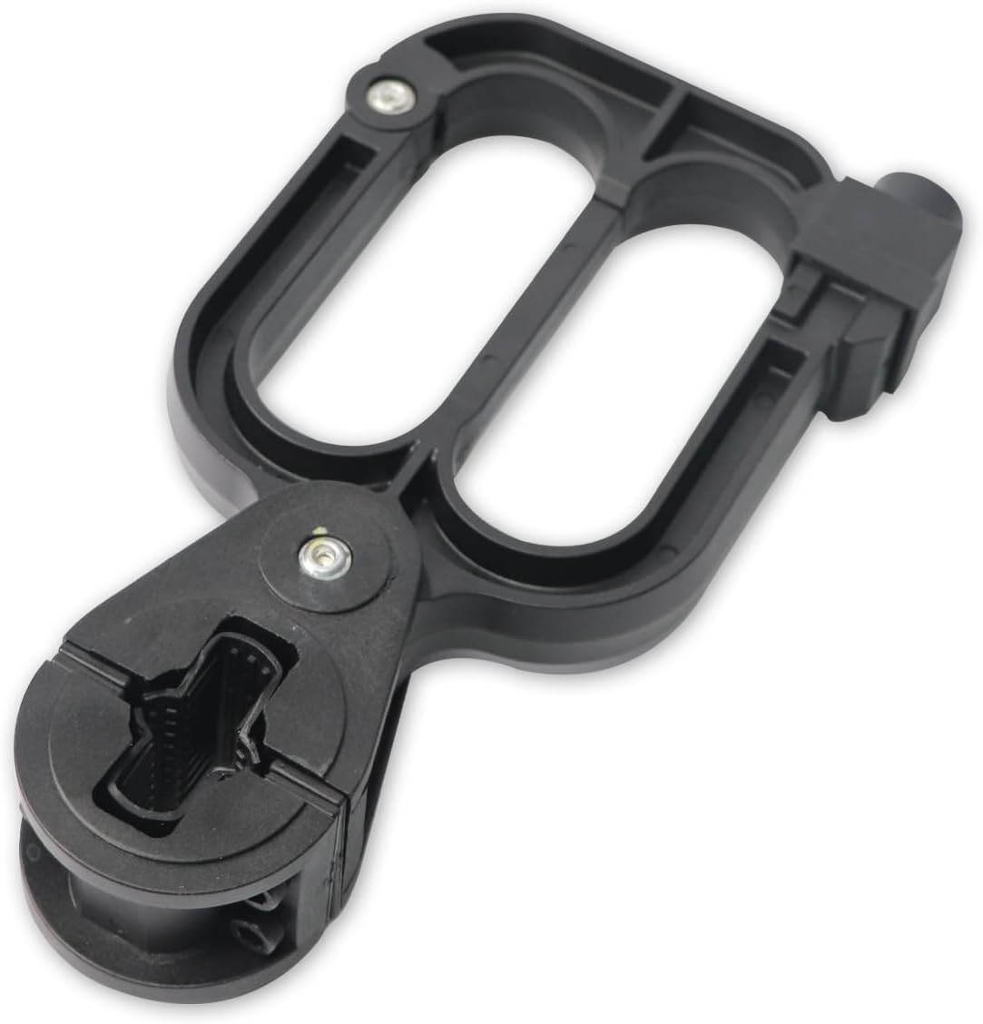 Helmet Double Lock for Bike, Anti-Theft Motorcycle Helmet Safety Lock, Durable & Secure Riding Accessory Color: Black