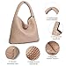 DAILANDO Fashion Woven Tote Bag For Women, Soft Hobo Purse and Large Capacity Weave Shoulder Handbag