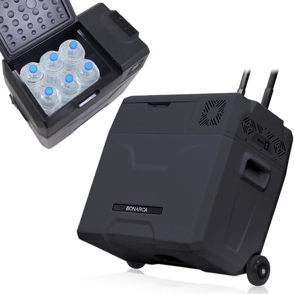 ブラック 9L Bonarca 車載冷蔵庫 ポータブル冷蔵庫 9L 9Lー50Lの