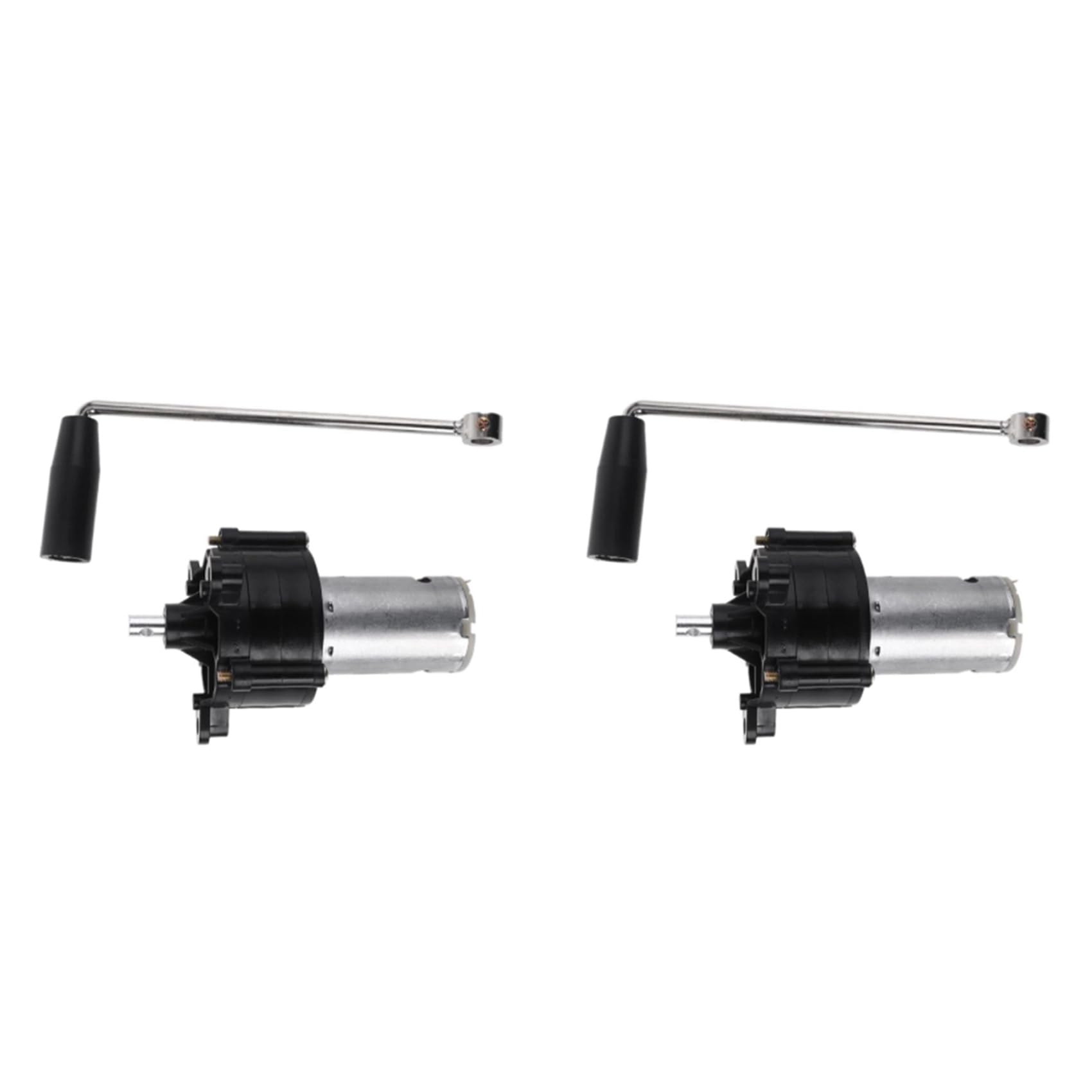 Jnchdghwa Silver 2X Wind Hydraulic Generator Hand Crank Dynamo Miniature Hand Crank Emergency Dynamo Motor