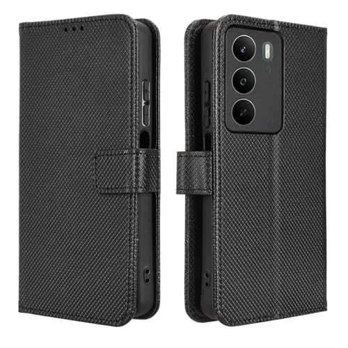 OPPO Realme C71 �P�[�X �蒠�^ RealmeC71 C 71 �P�[�X ����PU���� ���z�^ �ϖ��C �ϏՌ� �}�O�l�b�g �X�^���h�@�\�t �J�[�h���[ �S�ʕی� (�u���b�N, OPPO Realme C71)