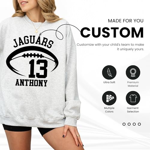 Custom Football Sweatshirt, Hoodie and T-Shirt - Personalized Football Sweatshirt2
