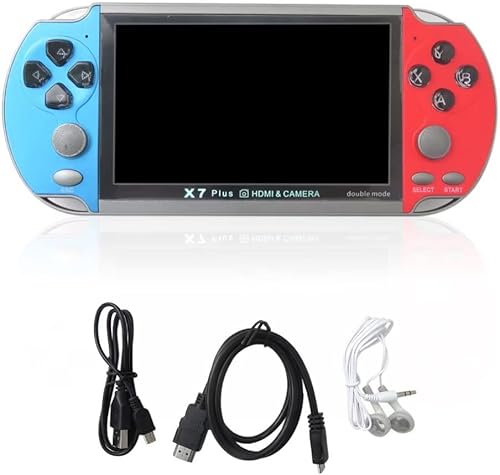 Miniatura 1 de X7 Plus - Consola de juegos portátil, retro de 5.1 pulgadas, 8G, 10.000 juegos integrados, consola de juegos clásica, regalos de cumpleaños para