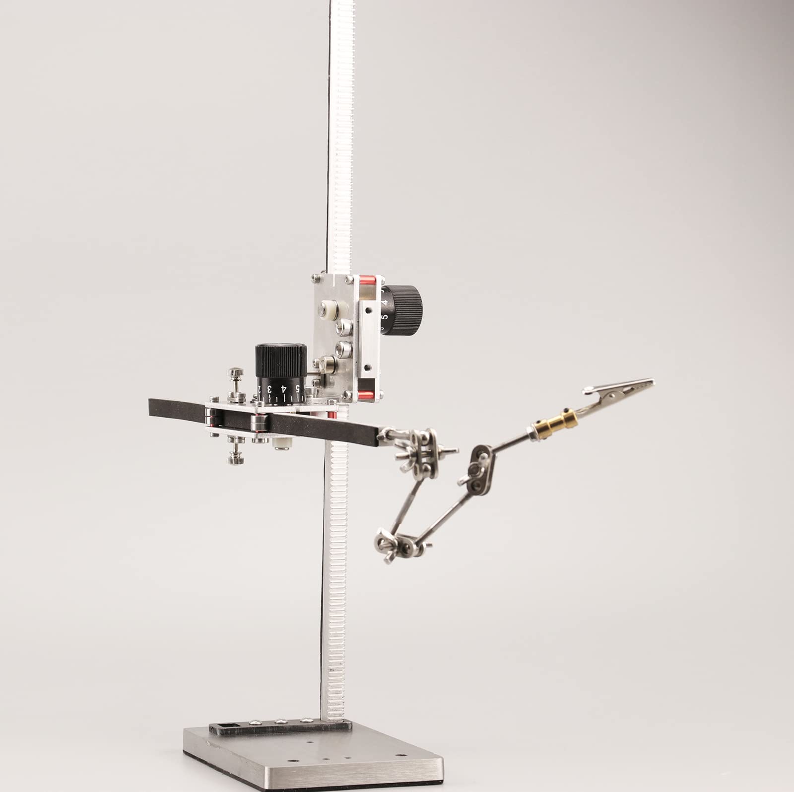 Armature Rigging System, für Stop-Motion-Animation, Leichter Edelstahl-Rig-Arm zum Halten von Lichtpuppen, Armlänge: 30 cm, Befestigungsklammern für Figuren, Tonfiguren, Modelle