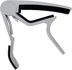 Capotraste Delrin Prata Dolphin p/Violão