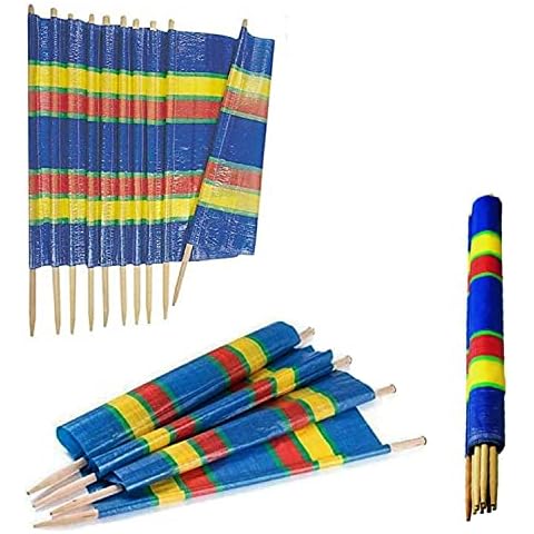 SASONS ® Quality 6 Poles Large Windbreak Privacy Sun Shade Screen Protection Panels Windbreakers, XL Tall Wooden Wind Break Shelter Best for Outdoor Garden, Beach, Camping, Caravan, Festival Cover
