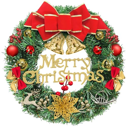 Weihnachtskranz, 30cm Türkranz Weihnachten Weihnachtstürkranz mit...