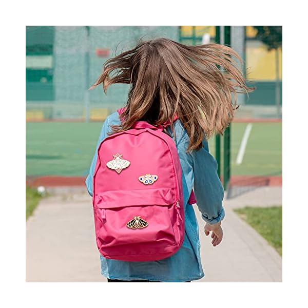 13 Pieces Enamel Pins Butterfly Moth Backpack Pins Jackets Clothes Insect Girls Pins for Backpacks Cool Lapel Pin Steampunk Badge Small Pins for Women, as pictures shown, enamel Metal - Image 8