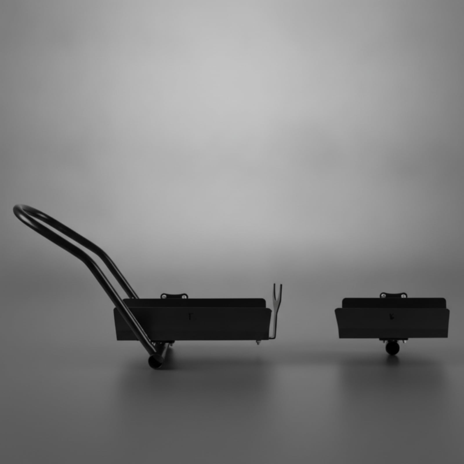 TISHITA Supporto Esposizione Biciclette Porta Bicicletta Mensola Parete Gancio Ciclo Staffa Metallo Carbonioso Regolabile Centro 115cm Altezza 37cm Profilo