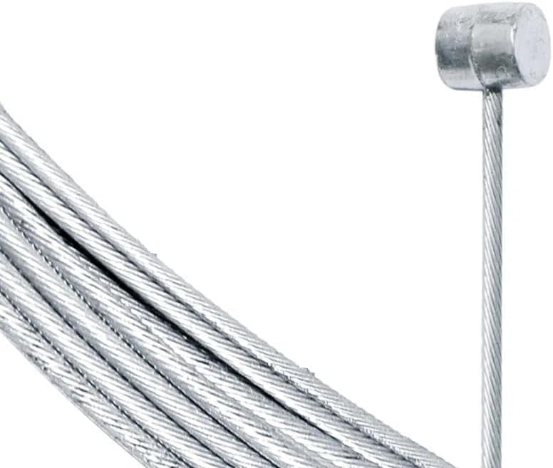 Cable freno bicicleta montaña, Cable de freno universal para bicicleta, Cable embrague moto, Cable frenado MTB, Acero inoxidable, Apto para moto y Bicicleta de montaña, 1.2 mm x 2 metros