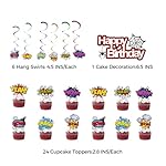 102 PCS Kids Spider Happy Birthday Party Decorations – All-in-One Party Kit with Banner, Backdrop,Tapes,Connectors, Balloons, Tablecloth, Cake Toppers, Hanging Swirls for Kids Friends Man and Woman - Image 2