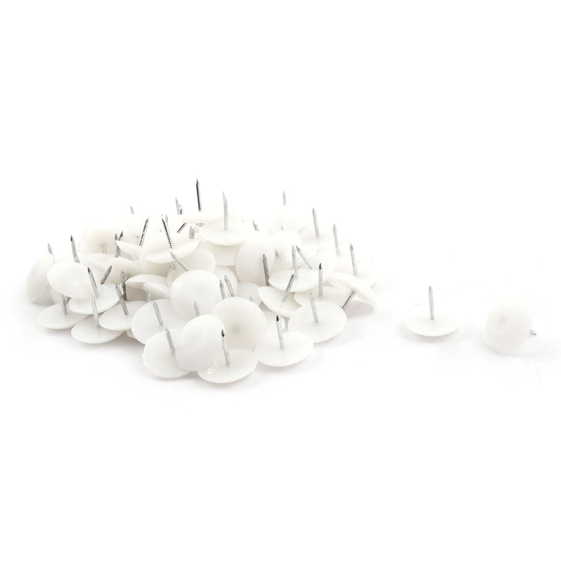 Plastic Head Metal Tip Home Office Noise Reducing Sofa Furniture Foot Protective Nails 80pcs id 577 b5c e72