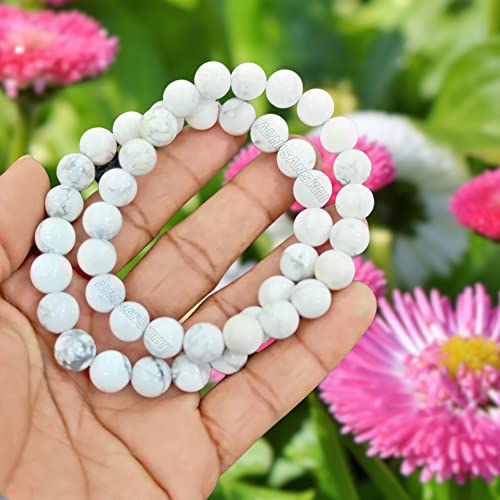 Image of Apnisanskriti Premium Lab Certified Round Crystal Gem Stone Beads Bracelet (8mm, AAA Quality, Free Size)