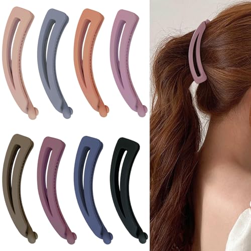 Juego de 8 Pinzas Banana Clips para Cabello