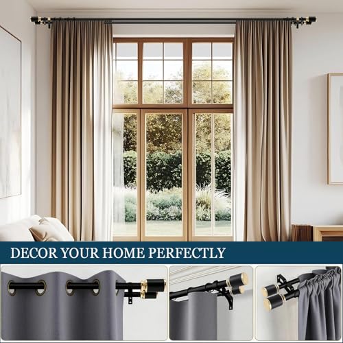 Support mural double pour rideaux : fixez vos voilages lourds sans risque de chute - 3