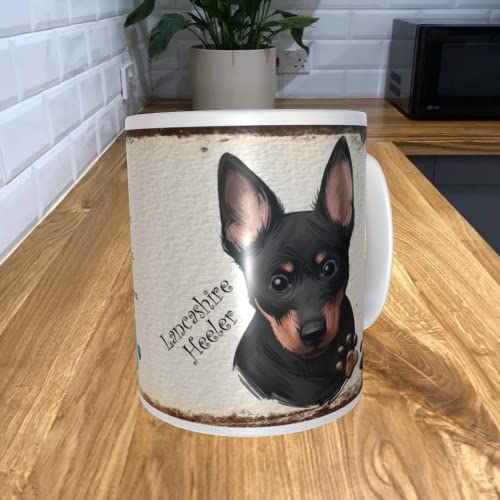 Shawprint Limited Lancashire Heeler Dog 11oz Coffee Mug My Dog's Rules Theme 992DRMUG
