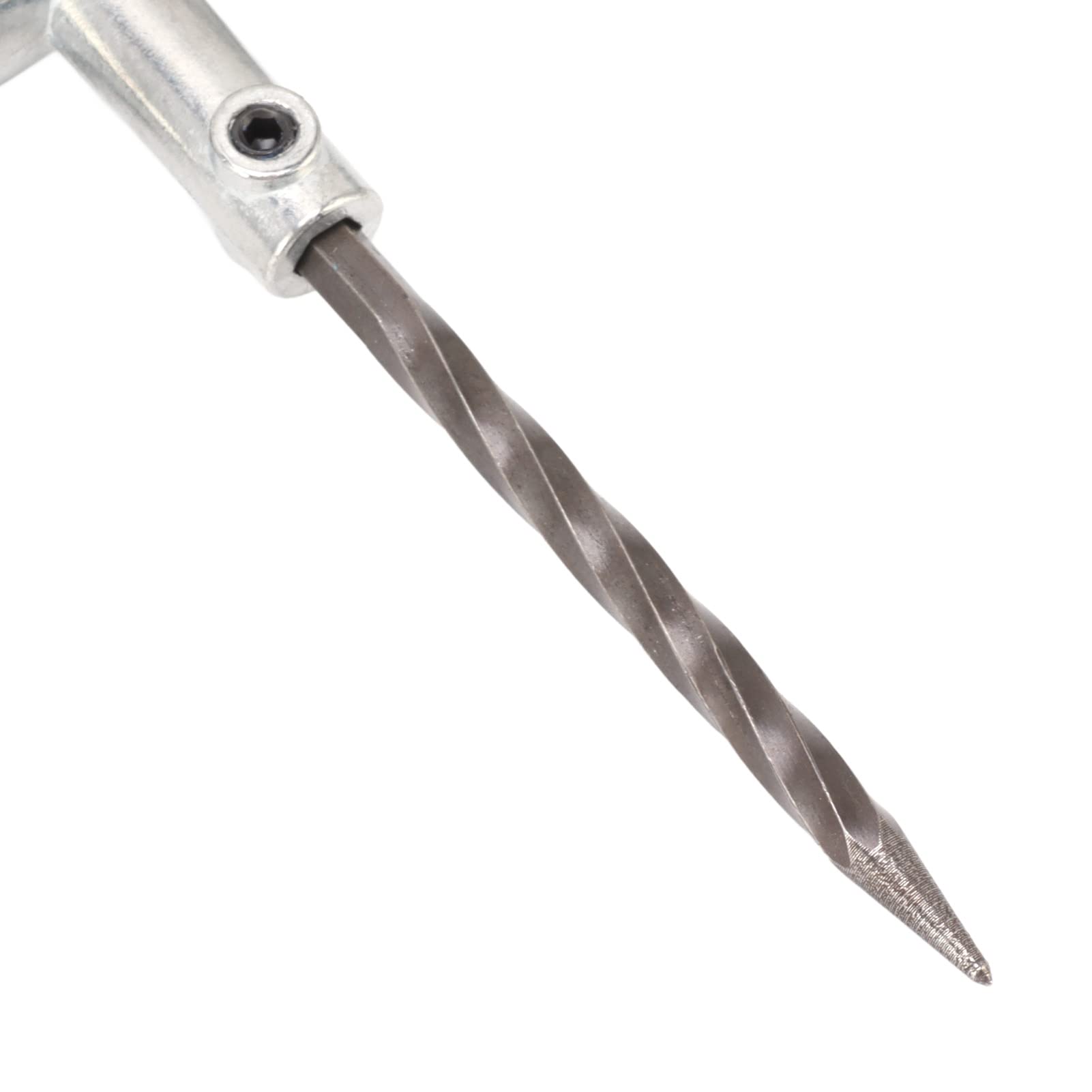 Kit universal de reparación de neumáticos de alta resistencia, set de herramientas de emergencia de acero para tapar pinchazos con mango en T para automóviles, camiones,