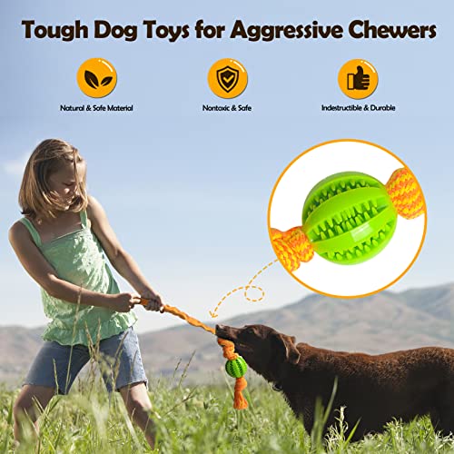 Auroth Dog Toys For Aggressive Chewers, Dog Rope Toys Dog Chew Toys For Puppy Teething, Interactive Dog Toys For Large Medium Small Dogs 8 Pack #TOP5