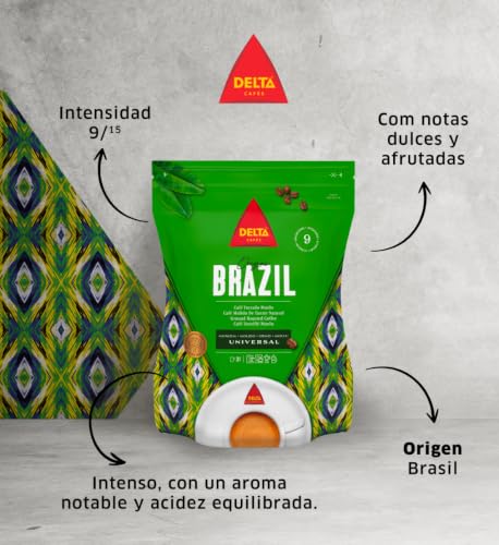 Miniatura 3 de Delta Cafés Origen Brasil - Café Molido - Mezcla Aromática Y Tropical - Dulce Y Afrutado - 220 G