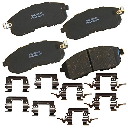 Image of Bendix Premium SBC815A Ceramic Front Brake Pads for Select Models INFINITI I35, Nissan Altima, Cube, Maxima, Sentra, Versa, Renault Safrane, Suzuki SX4, SX4 Crossover